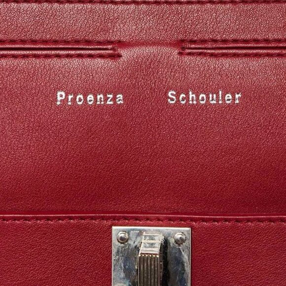 Proenza Schouler Red Leather PS11 Wristlet Clutch Bag - Picture 3 of 10